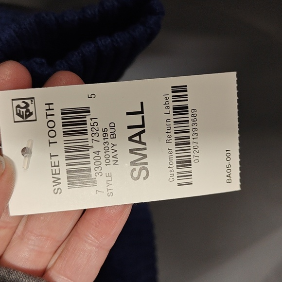 NWT Inc International Concepts Sweater Jacket sweet tooth sz Small - Picture 3 of 5